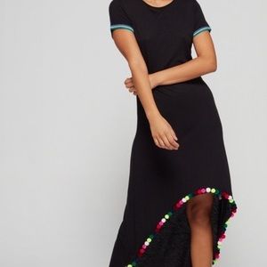 Pitusa Vanessa high-low Dress in black
